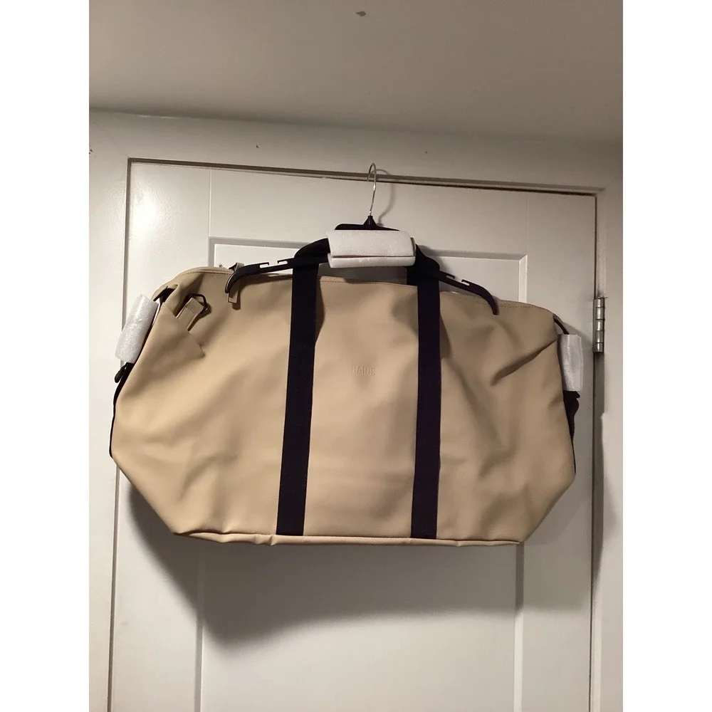 Rains Hilo Weekend Bag W3 Sand Waterproof Duffel Travel Bag 14200 NEW